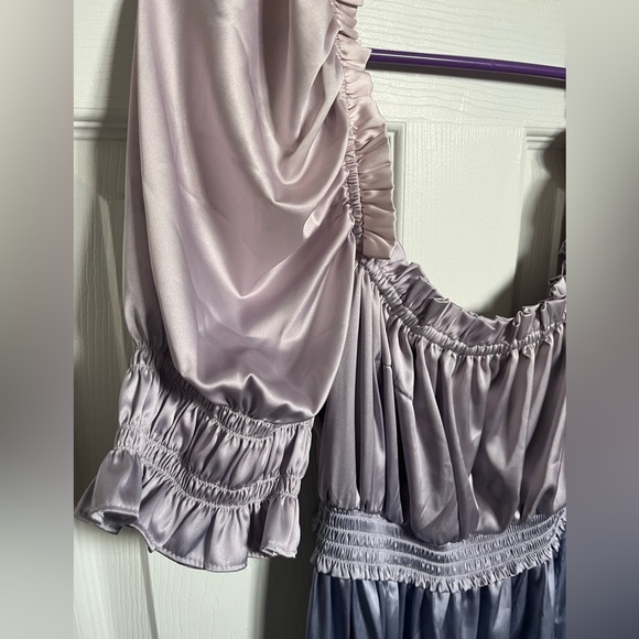 Especia Maternity odette satin ombré dress - M - Picture 4 of 9